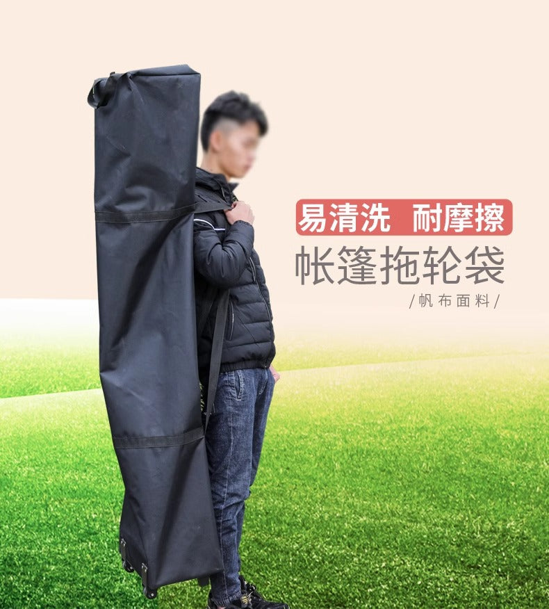 Four-Corner Tent Trolley Bag Four-Legged Umbrella Trolley Bag with Wheels Thickened Waterproof Foldable Tent Storage Bag