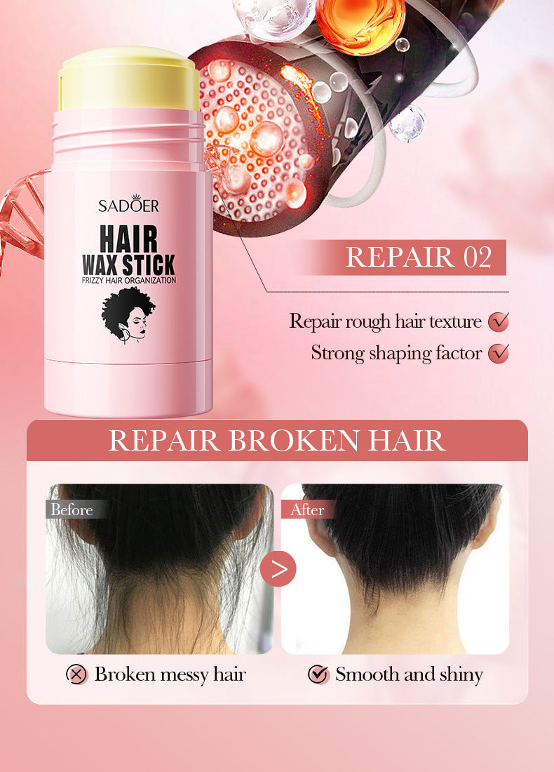 Fine Hair Styling Stick30g SADOER Styling Liquid for Taming Messy Hair Cross-Border Wholesale