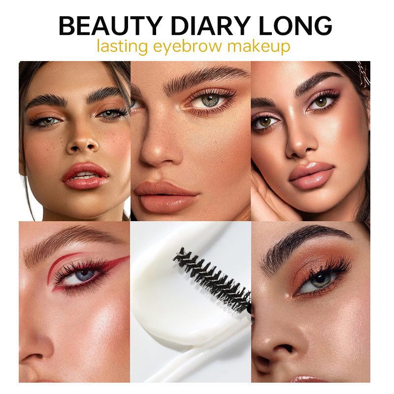 Styling Eyebrow Gel Eyebrow Styling Cream with Brush Strong Styling Eyebrow Cream Gel Eyebrow Wax