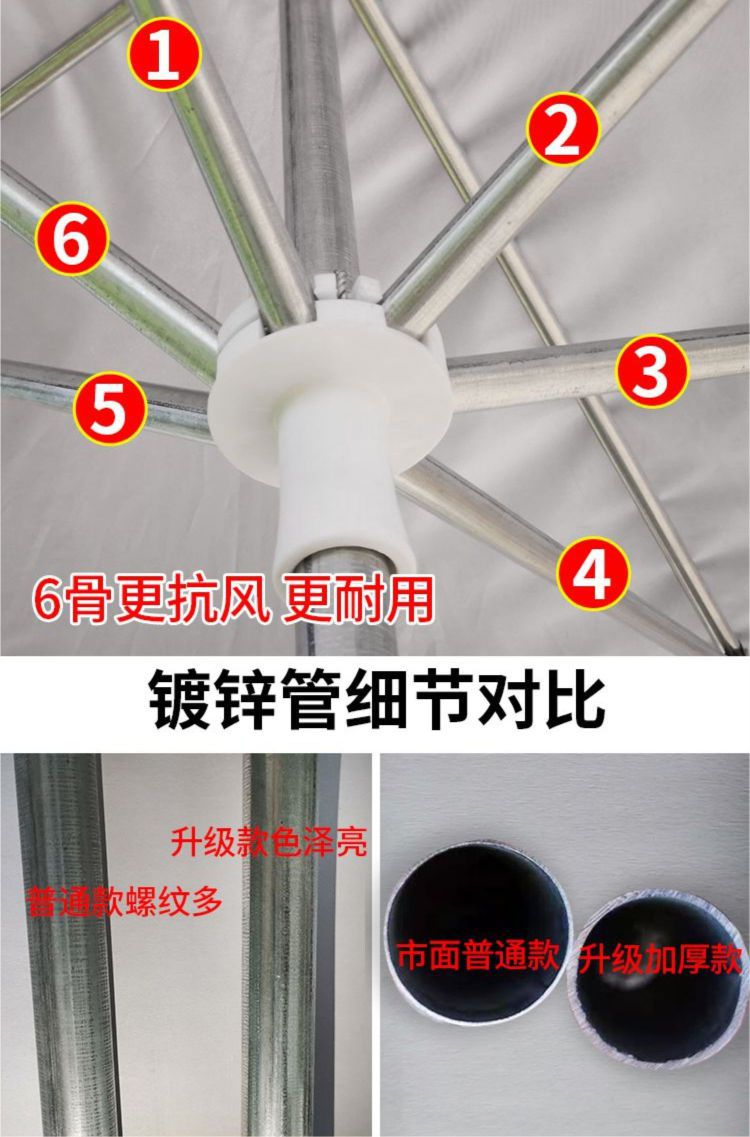 Sunshade Umbrella Shop Storefront Inclined Umbrella Outdoor Stall Large Umbrella Courtyard Folding Thickened Sunshade Canopy Large Long Umbrella