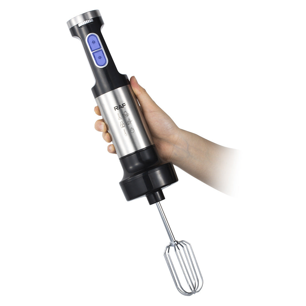 RAF EU Standard Handheld Cooking Stick Mixer Baby Food Baking Multi-Functional Household Food Processor 4-in-1