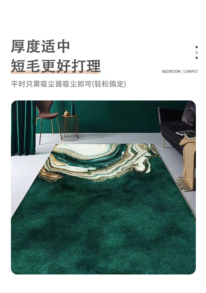 Carpet for Living Room, Stain-Resistant and Easy to Clean, Sofa and Coffee Table Rug, Wear-Resistant and Non-Slip, Home Bedroom Bedside Warm Blanket