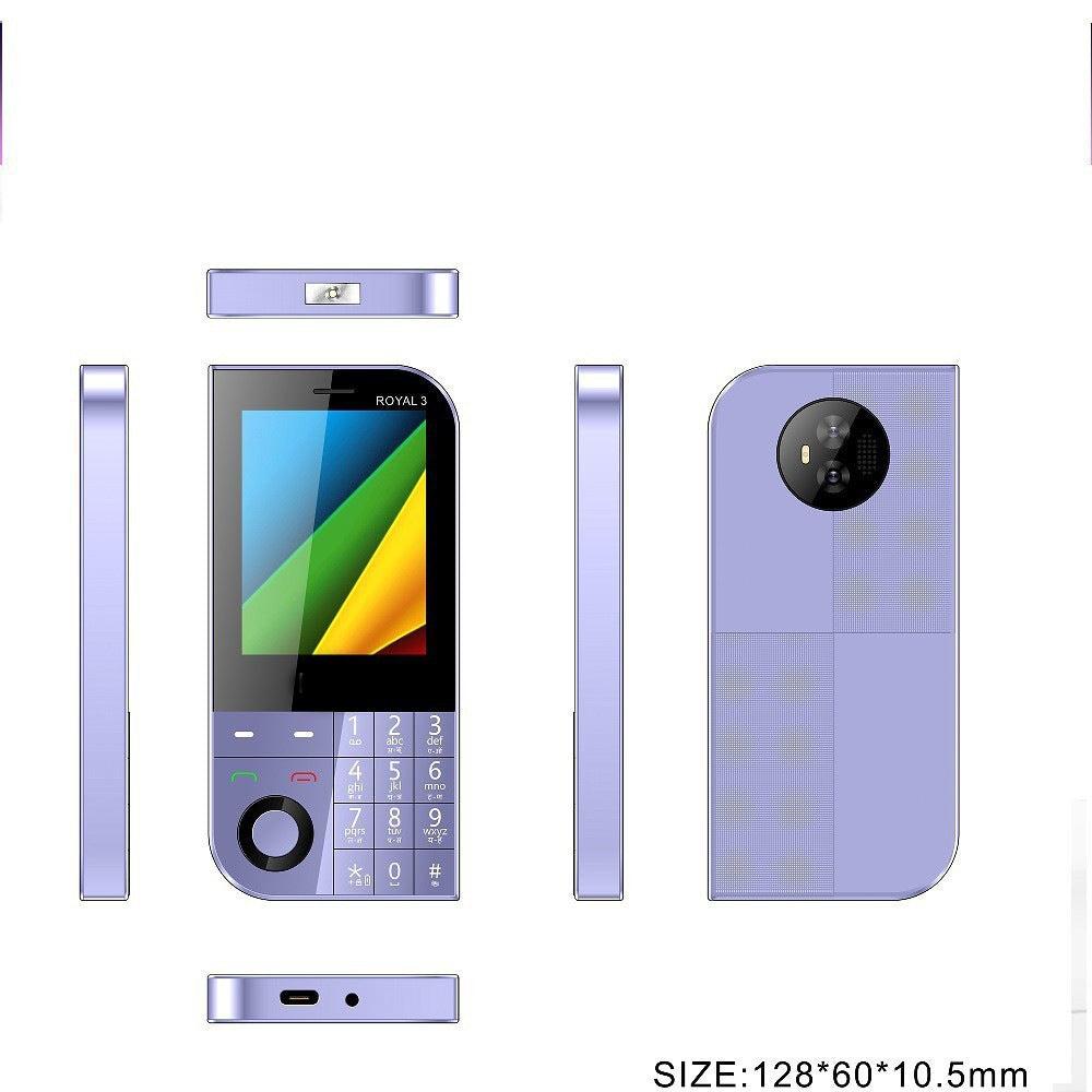 New GSM GPRS Large Screen2G Button phone for elderly and students2500mAh Battery