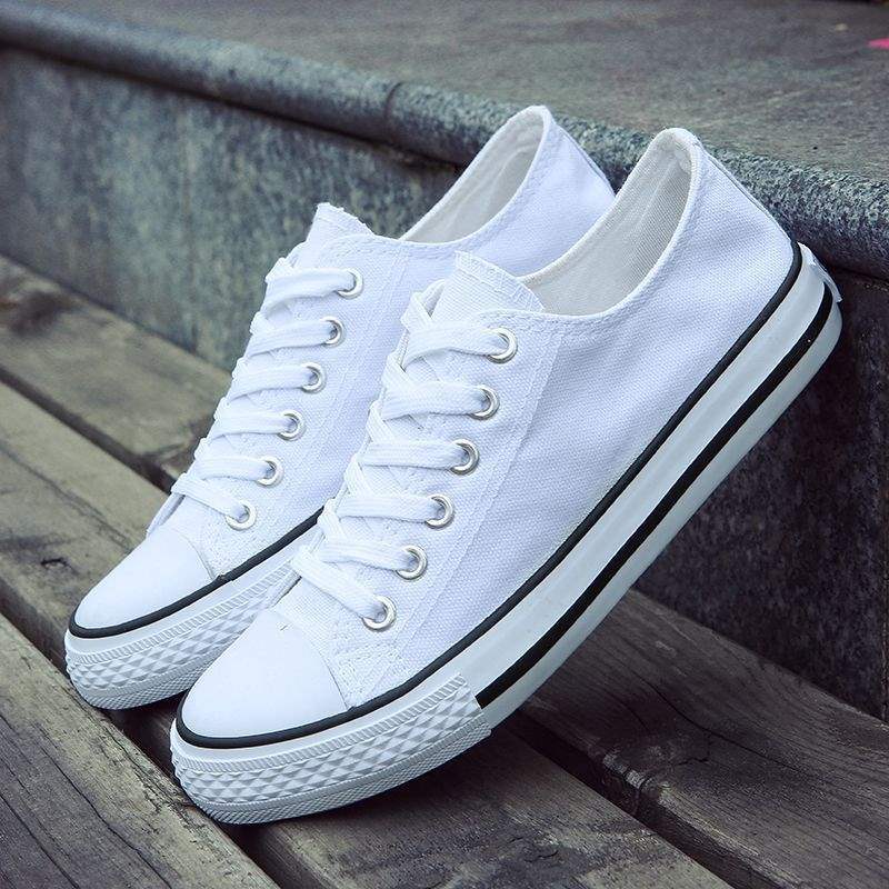 Canvas Shoes Men's Shoes Men's Style Shoes Trendy Versatile Breathable Student Sneakers Korean Version Summer Cloth Shoes Casual Shoes