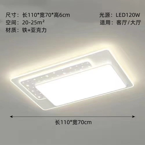 2025New Style Ceiling Light for Living Room and Bedroom, Simple Modern Atmosphere, Dining Room, Starry Sky Cream Style LED Lamps