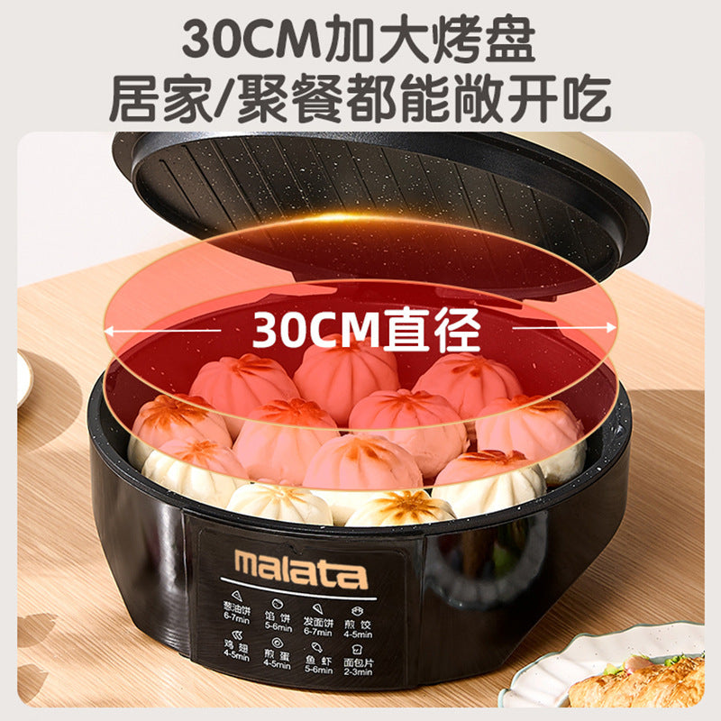 Nuantao Double-Sided Heating Pancake Pan Deepened Pancake Maker Frying and Baking Machine Commercial Restaurant Electric Pancake Pan Home Use