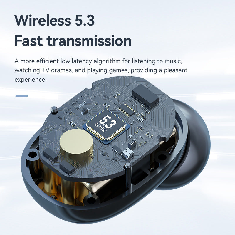 M48Digital Display Bluetooth Earbuds Ultra-Long Battery Life In-Ear Comfortable for Long Wear Private Model Wireless Bluetooth Earbuds Factory Wholesale