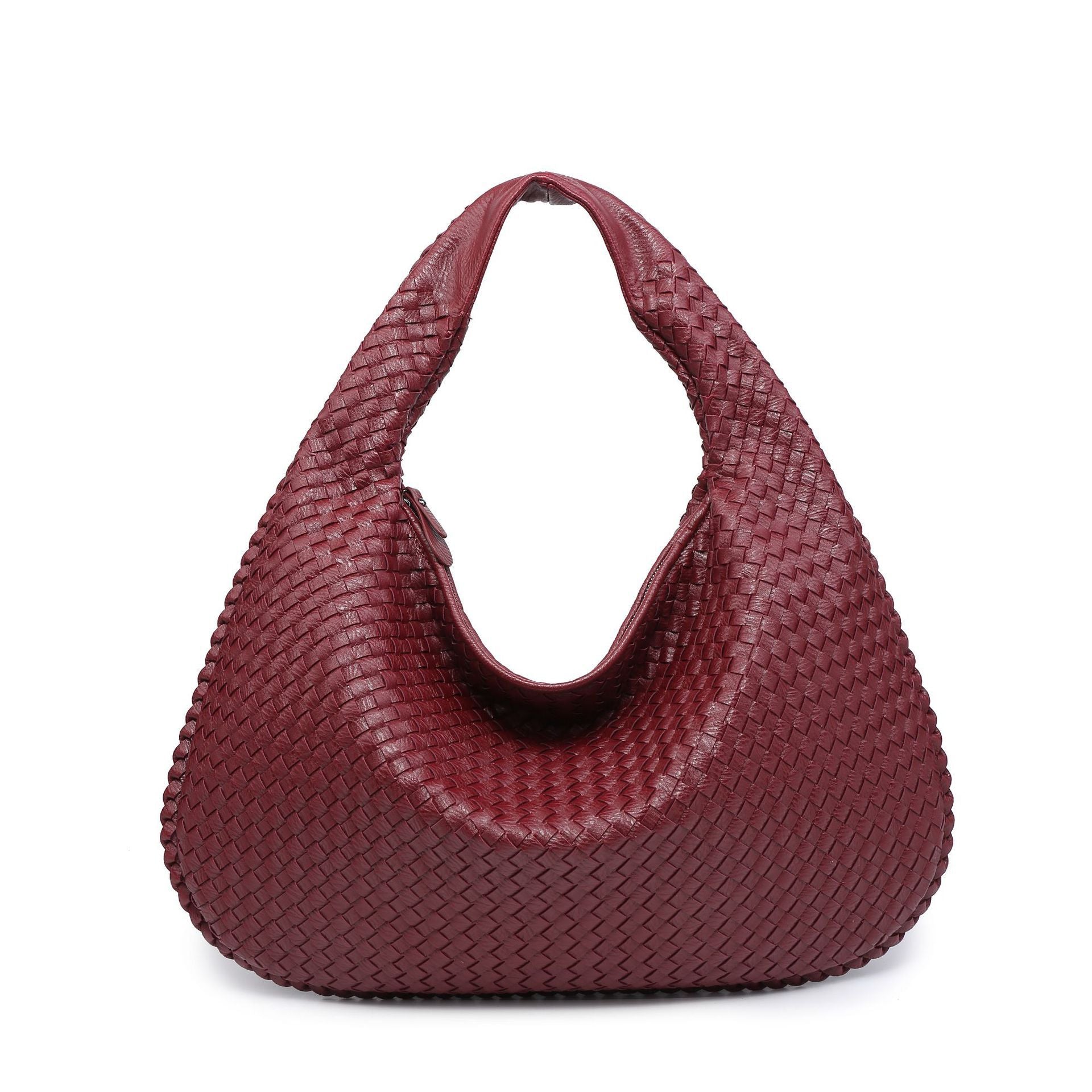 AliExpress Handmade Woven Women's Bag Large Capacity Handbag Korean Style Commuting Casual Manufacturer Wholesale