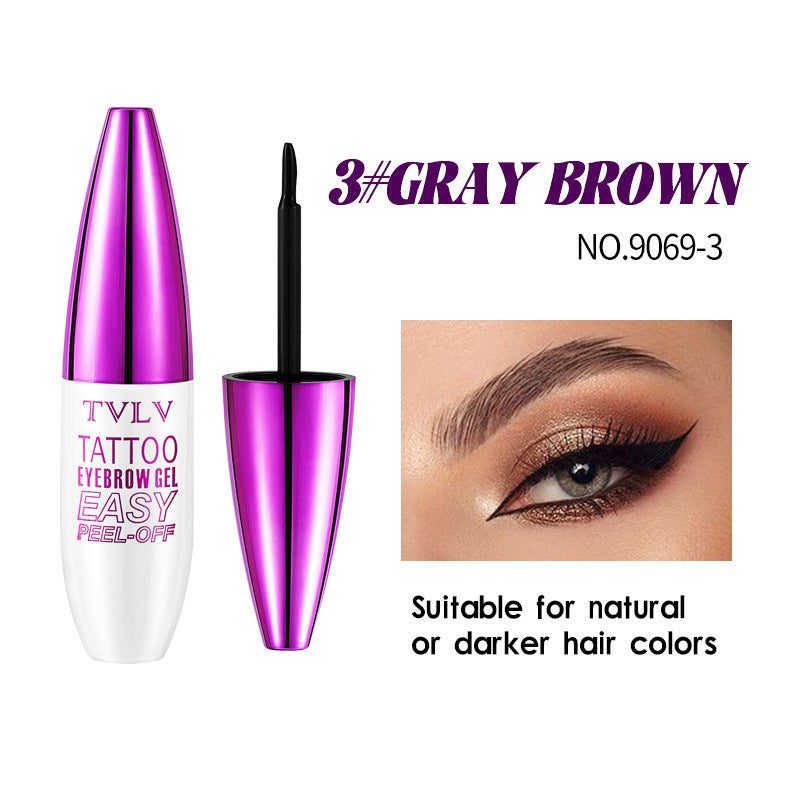 AliExpress Peel-off Eyebrow Cream Film-forming Peel-off Type Long-lasting Waterproof Sweat-proof Eyebrow Cream Packaging Makeup