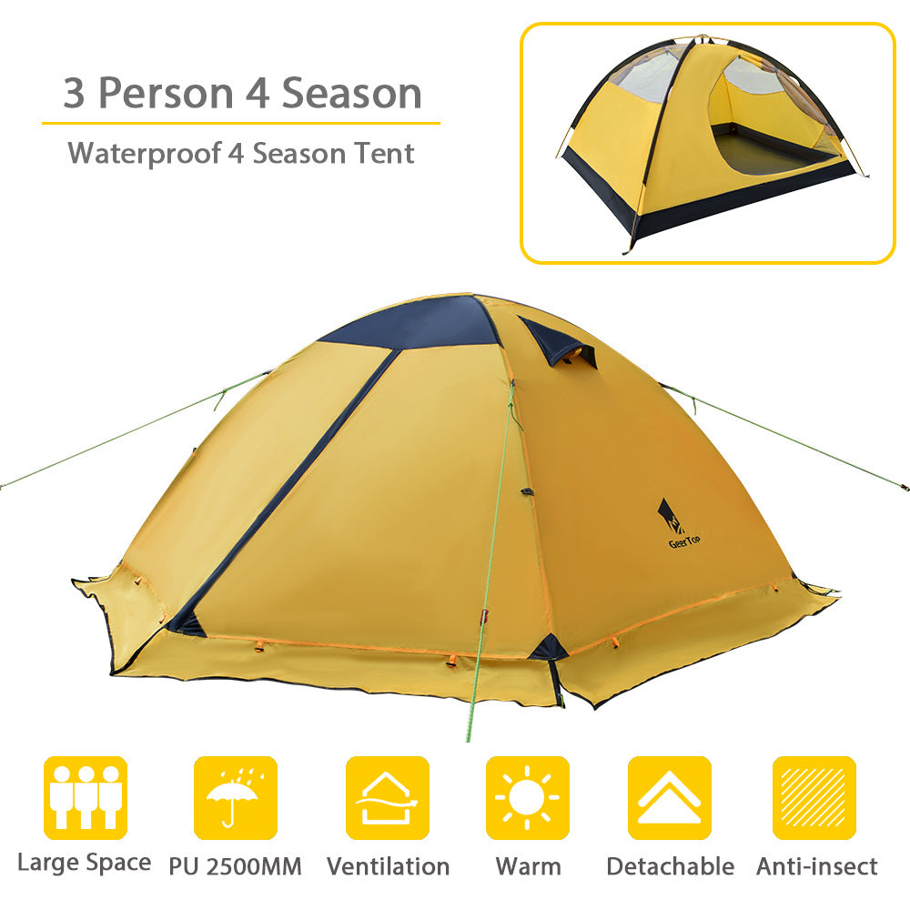 Dropshipping Tents3-4Windproof and Rainproof Portable Lightweight Ultralight Tent for Outdoor Camping