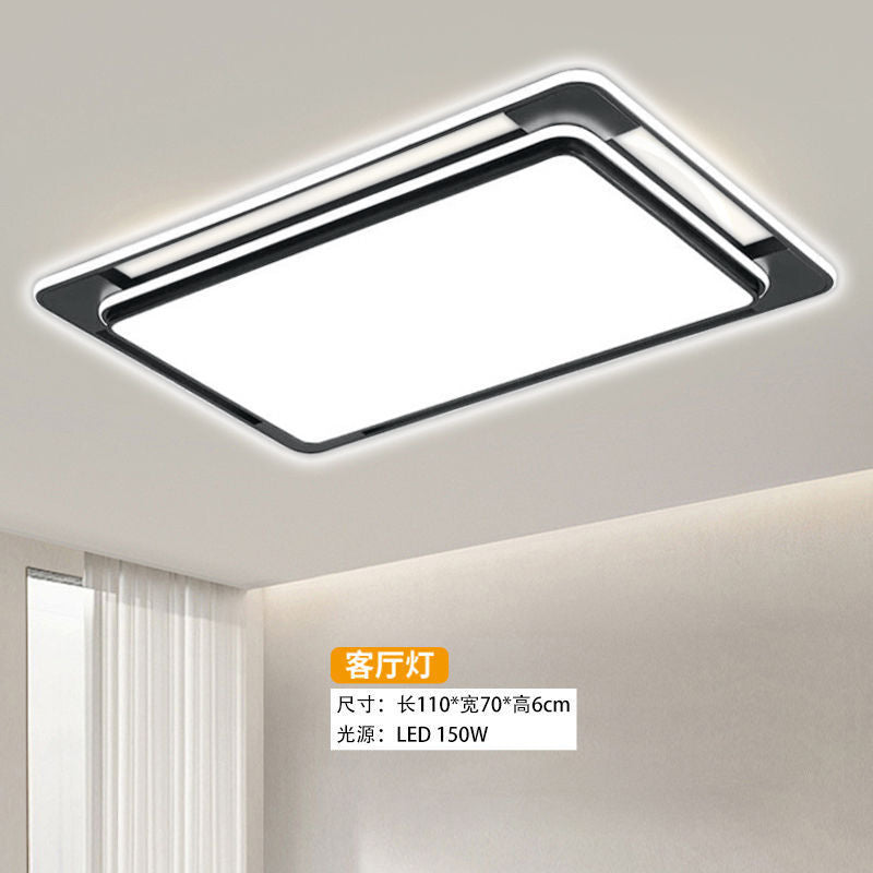 Living Room Main Light Fixture Minimalist Bedroom Light Square Living Room Large Light Door Installation Internet Celebrity Chandelier Whole House Package