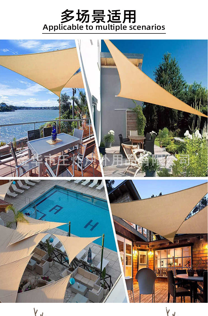 Canopy Tent Sunshade Sail Canopy Fabric Outdoor Sunroom Rain Cover Lightweight Fishing Picnic Manufacturer Supply