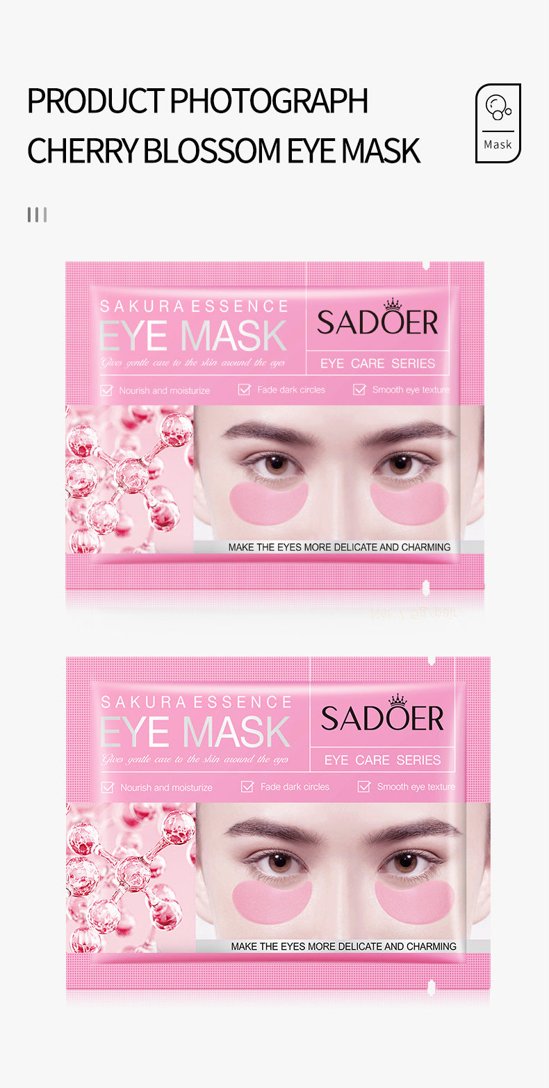 Eye Mask SADOER Caviar Eye Mask Pack Moisture replenishment Cross-border Foreign Trade Skincare Wholesale