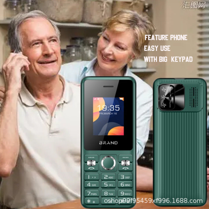 5092 Dual Card GSM 2G Straight board student elderly phone with buttons, camera, and long standby time