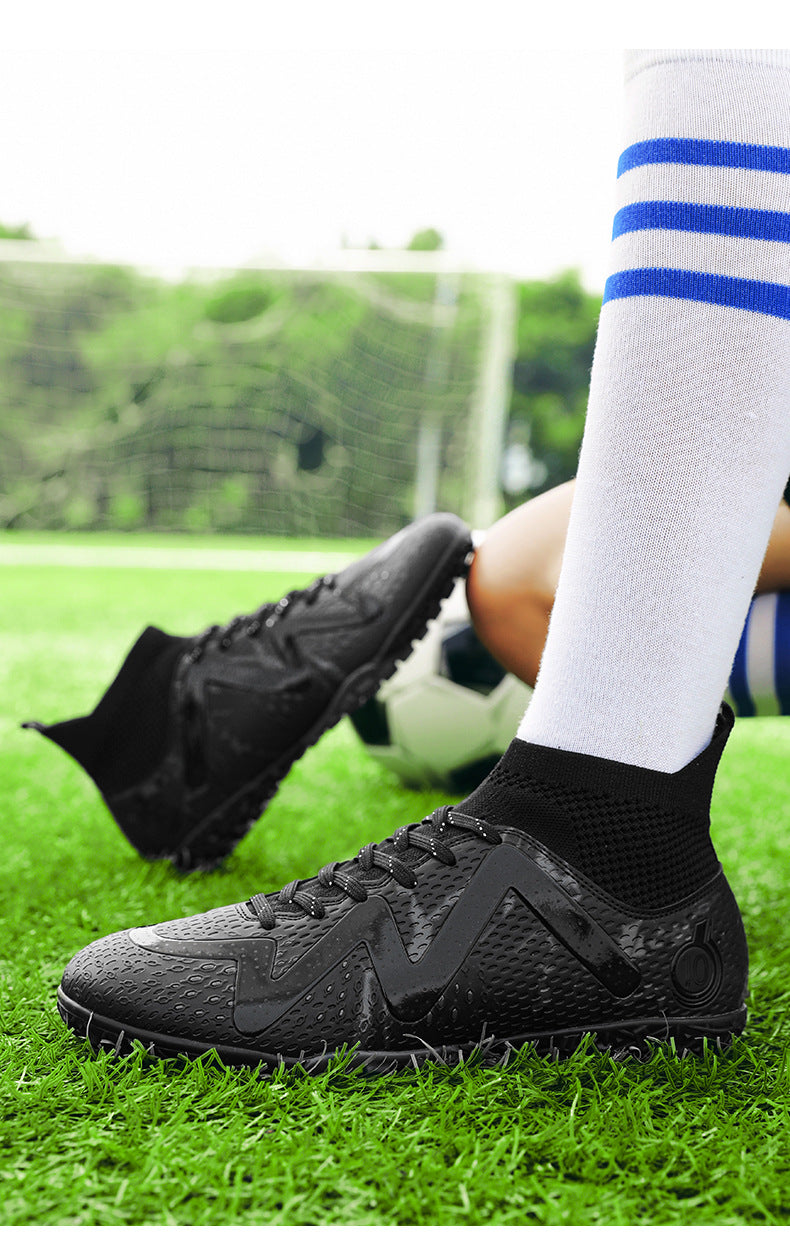 Men's and Children's Soccer Shoes TF Shattered Spike Shoes Adult Primary and Secondary School Students Training Shoes Women's Football Shoes Wholesale