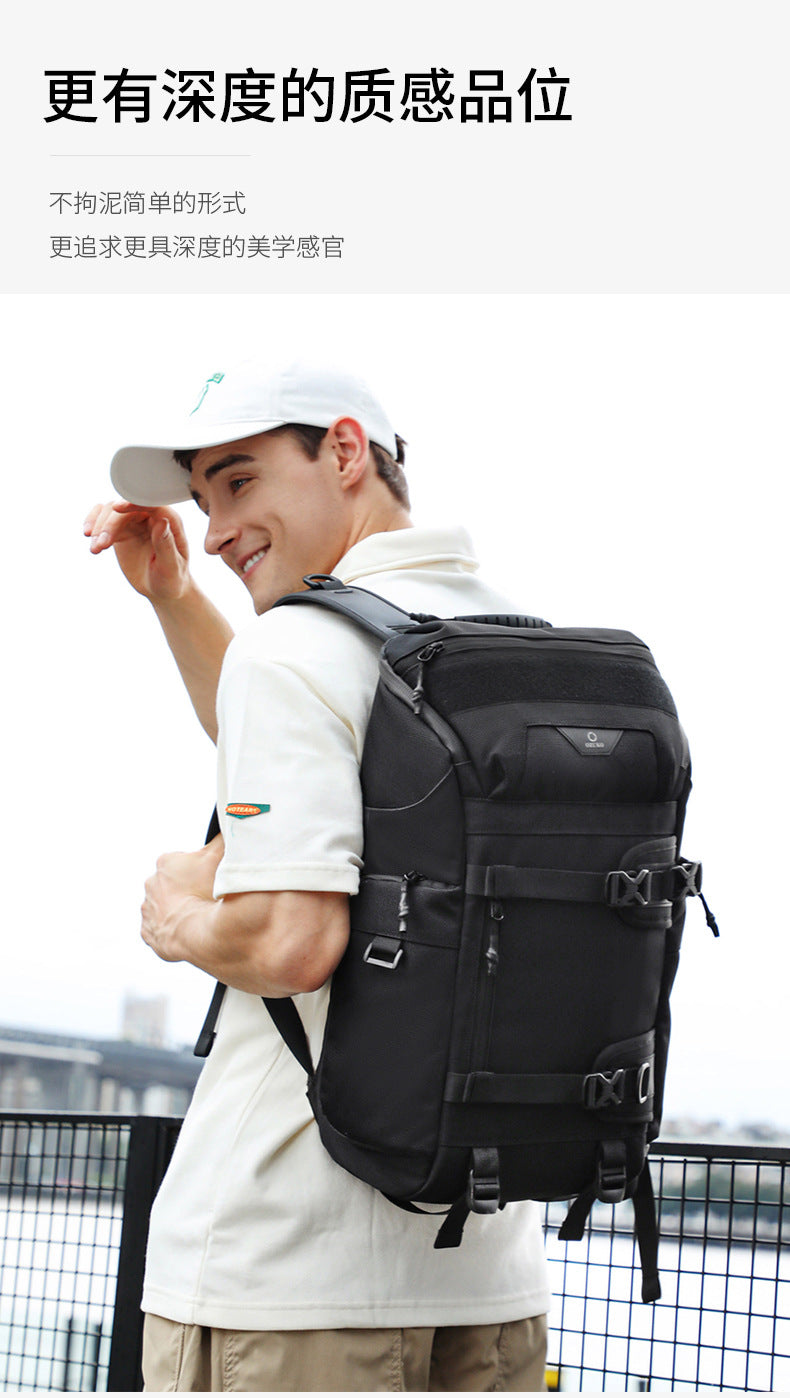 OZUKO Tactical Backpack Men's Computer Bag Waterproof Camouflage Large Capacity Outdoor Sports Cycling Commuting Backpack