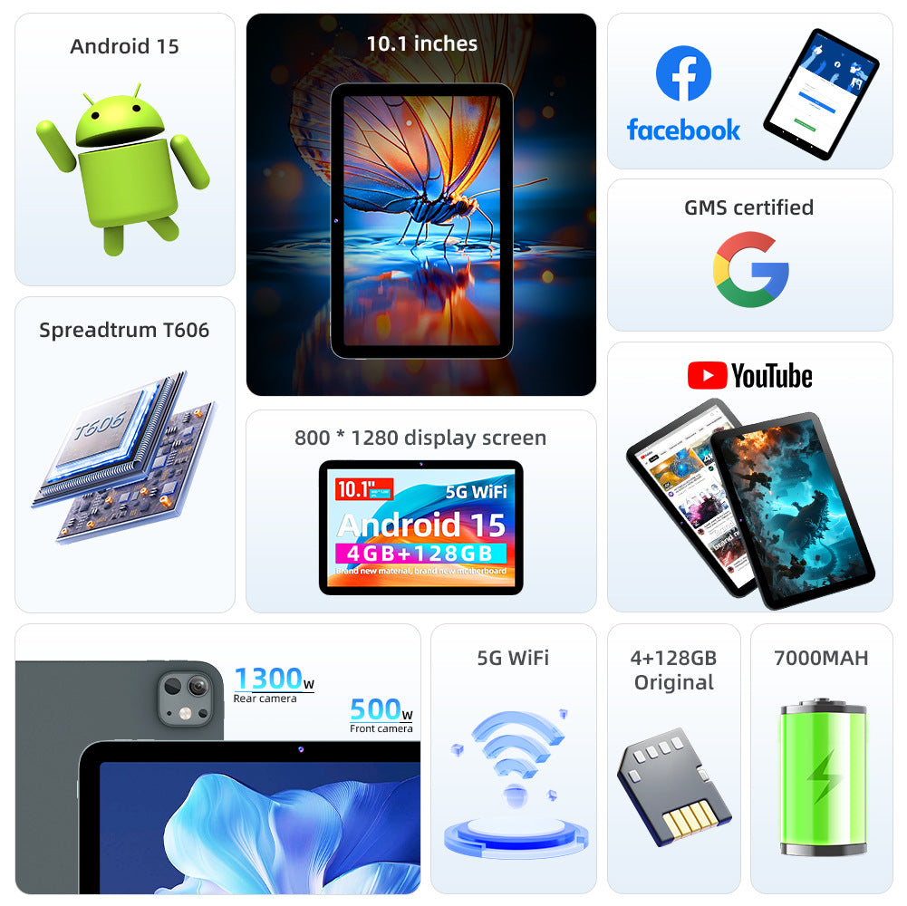 Npad99Tablet Pc5G Plug-in Card Full Netcom Google Store APP Download Android15Video Call Photography
