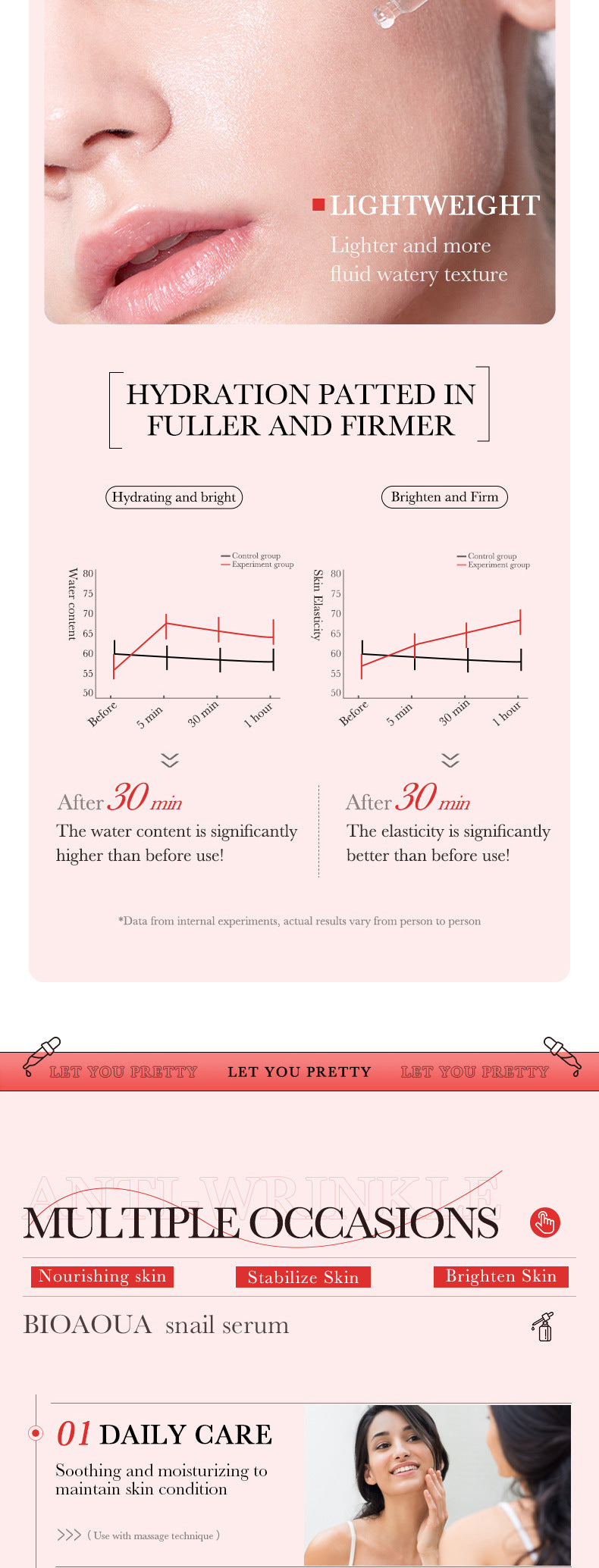 Full English Essence Serum30ml BIOAOUA Turmeric Hydrating Retinol Moisturizing and Nourishing  Wholesale
