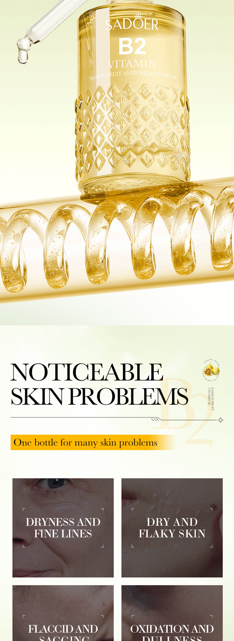 Vitamin Series Essence SADOER Anti-oxidant Hydrating Essence Cross-Border Wholesale