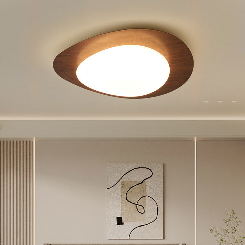 French Vintage Style Bedroom Ceiling Light Modern Simple Walnut Living Room Light Iron Art Water Transfer Printing Study Light Wholesale