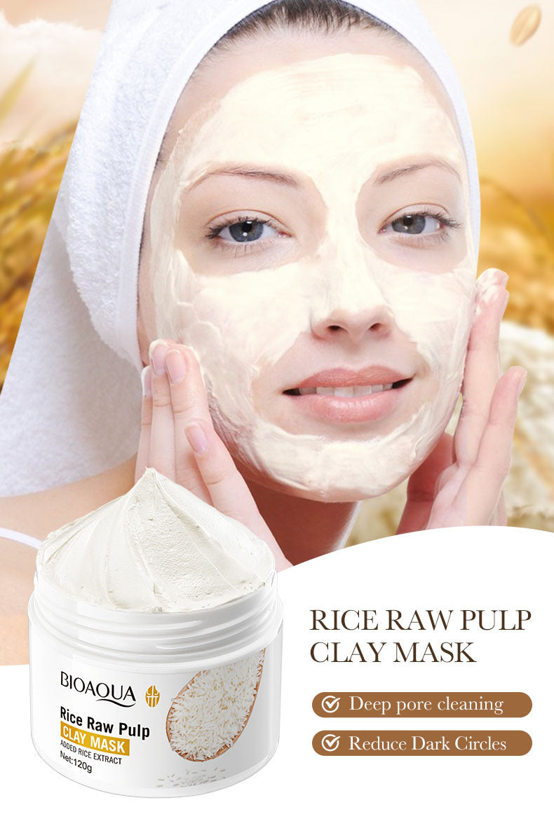 Full English Rice Skincare Set BIOAOUA Rice Puree Series Six-Piece Set Box  Wholesale