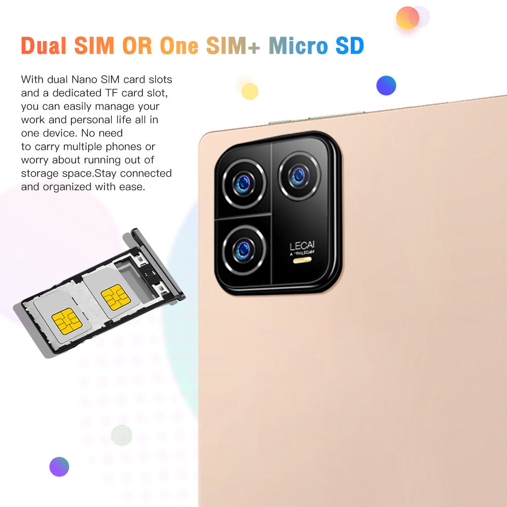 Pad 6 Max Android Tablet16+1T Large Screen Eye Protection Tablet Manufacturer In Stock Wholesale