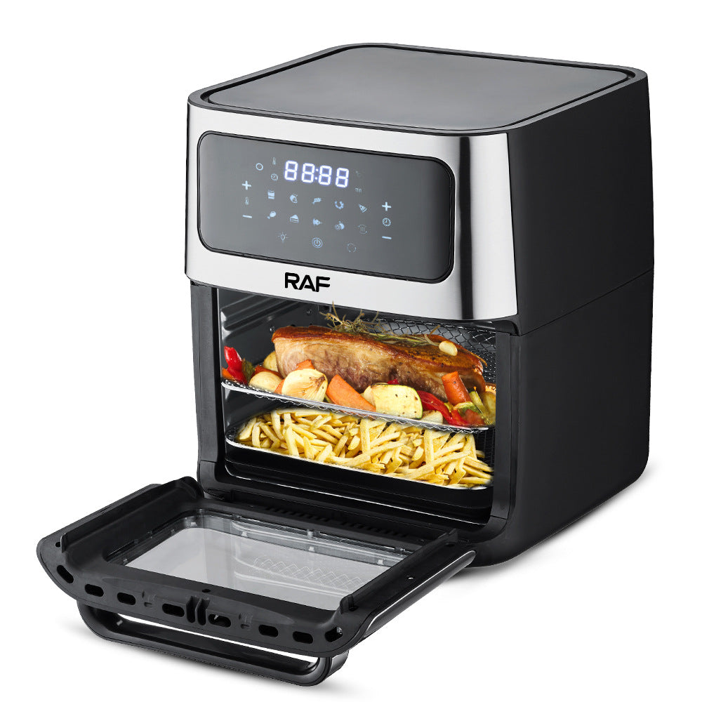 RAF European Standard Air Fryer14L Large-capacity multifunctional home electric fryer with visible smart touchscreen, oil-free