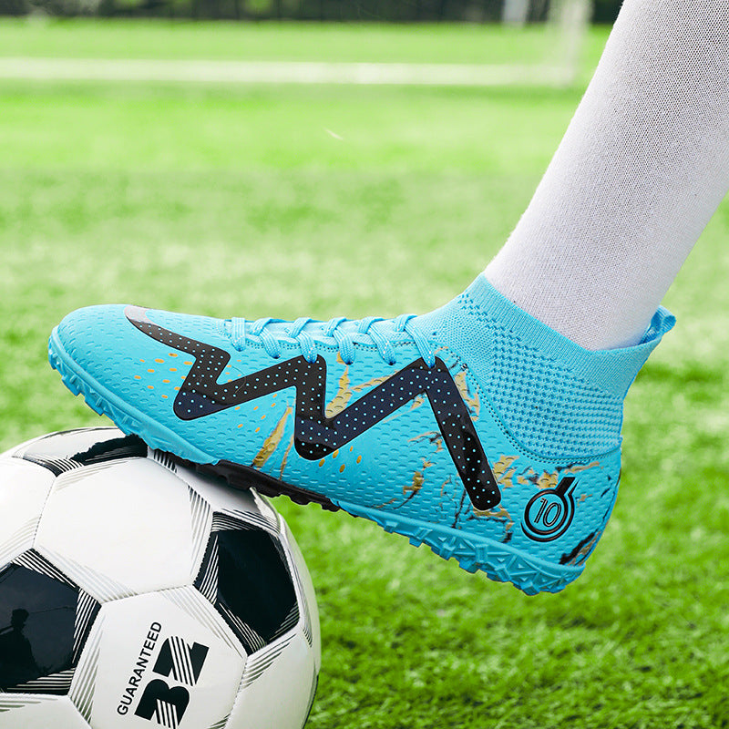 Men's and Children's Soccer Shoes TF Shattered Spike Shoes Adult Primary and Secondary School Students Training Shoes Women's Football Shoes Wholesale