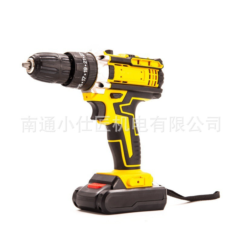 Custom Cross-Border Trade Brushless Electric Drill Dual-Speed Impact Electric Screwdriver Small Power Tool Set