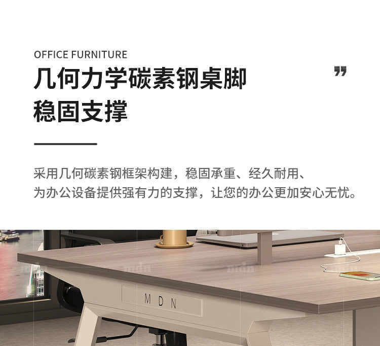 Staff Desk Office Desk and Chair Set Simple Modern Office Partition Computer Desk Employee Desk Six-Person Booth