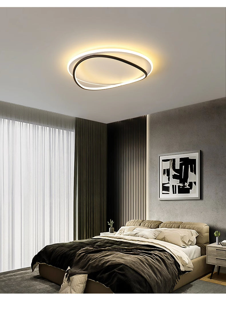 Nordic Light Luxury Bedroom Lamp LED Ceiling lamp for master bedroom, study room, dining room, simple modern oval light fixture