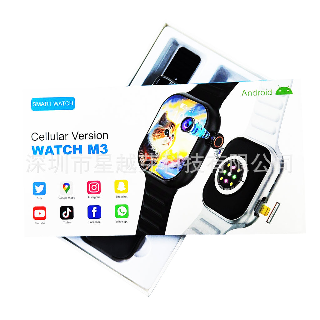 B29Smart Watch5G Plug-in Card Full Netcom Google Store APP Download Rotating Camera Video Call Photo
