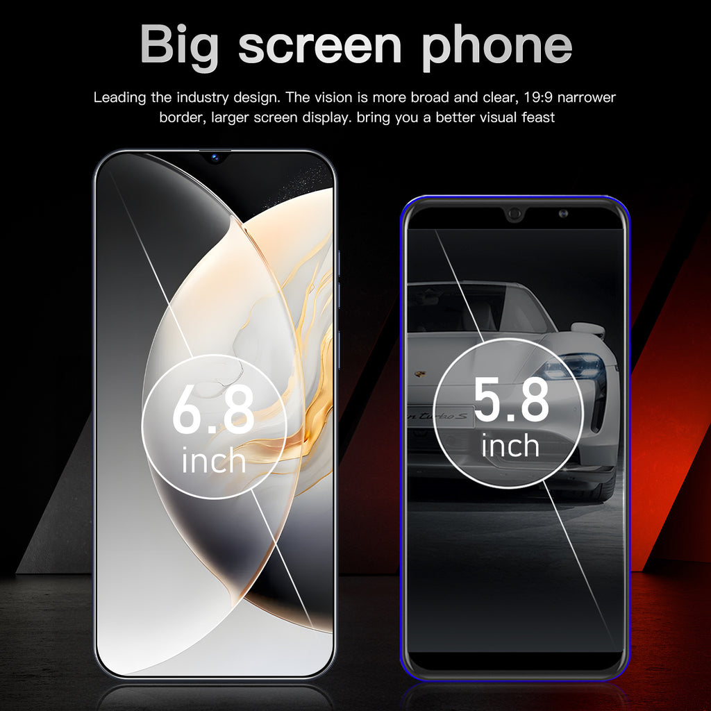 Hot Sale New C30 Pro Mobile Phone16+1T Android Smart Large Screen Mobile Phone Manufacturer(Popular)