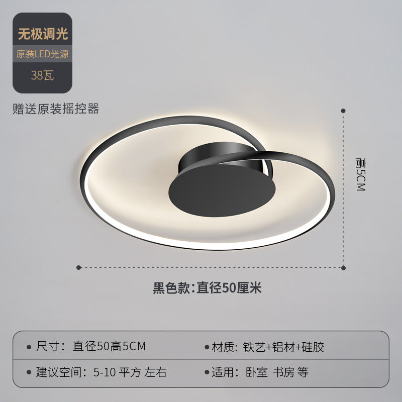 Bedroom light led Modern Minimalist Ceiling Light Internet Celebrity ins Creative Heart-Shaped Home Main Bedroom Study Zhongshan Lighting