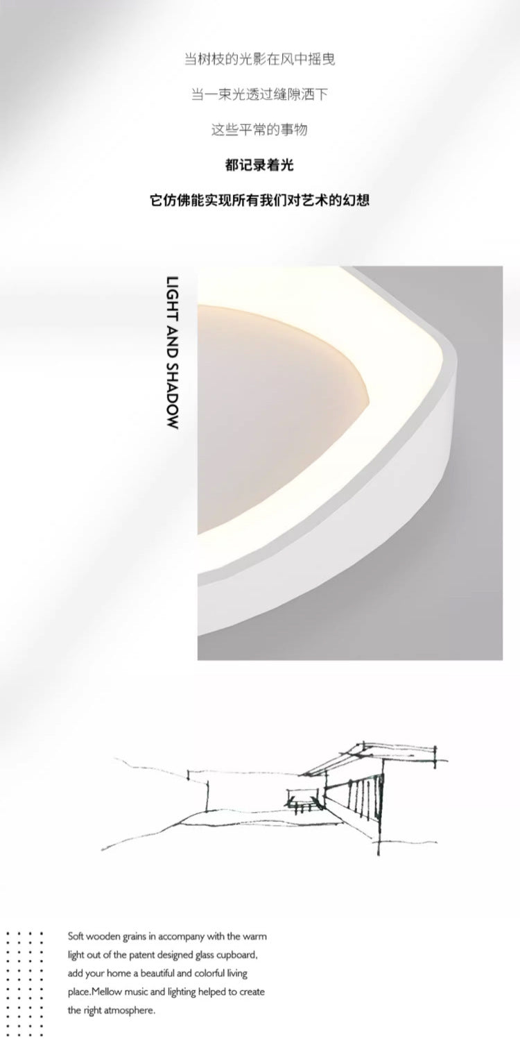 Macaron Ceiling Light Ultra-thin Living Room Lamp Home Decoration Modern Minimalist Bedroom Lamp led Creative Round Shape Ceiling Lamp