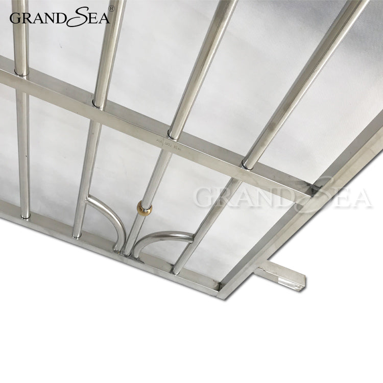 Professional Security Design Exterior Solid Stainless Steel Windows Grill