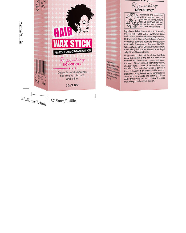 Fine Hair Styling Stick30g SADOER Styling Liquid for Taming Messy Hair Cross-Border Wholesale