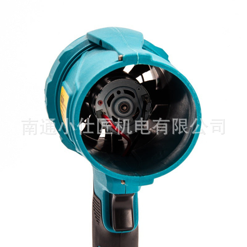 Brushless Blower70mm Lithium Battery Blower Turbo Ducted Industrial Dust Removal Powerful Air Blower Two Batteries One Charger