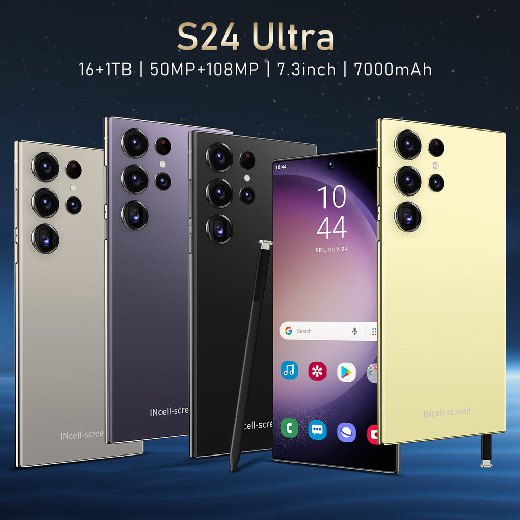 S24Ultra Smartphone7.3Inch Built-in Pen16+1T Android Phone Source Factory(Popular)