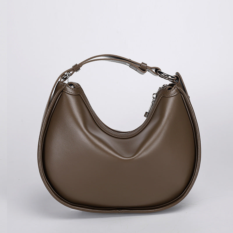 Niche Design Crescent Bag Style Underarm Bag2024New Simple Versatile Fashion Single Shoulder Crossbody Bag