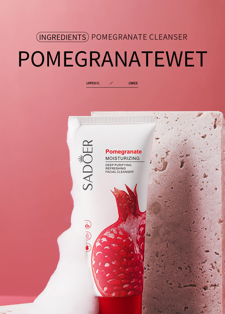 Full English Facial Cleanser SADOER Rose Facial Cleanser100g Deep Cleaning  Foreign Trade Live Wholesale