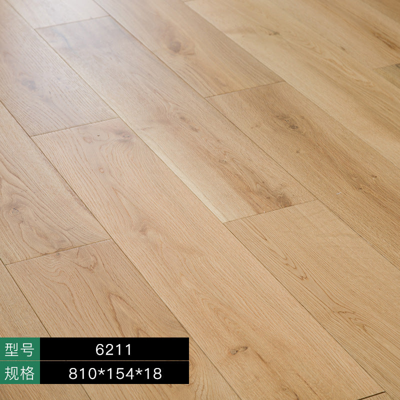 In-stock Solid Oak Flooring from Source Scar Modification Hand Scratch Pattern Original Wood Floor Solid Wood with Dragon Bone Design