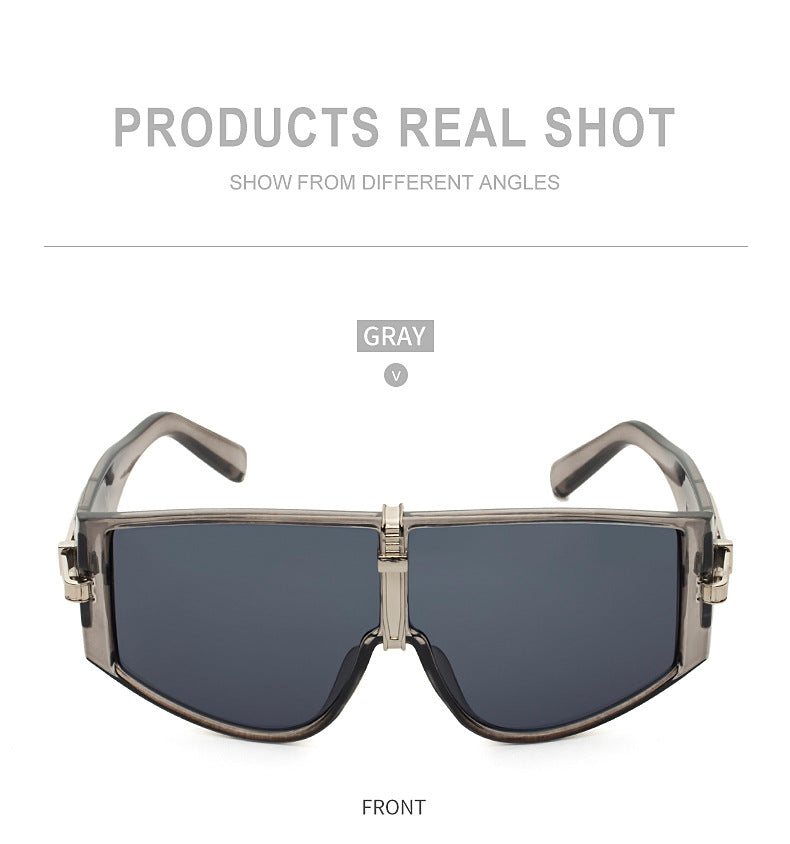 New Large Frame UV Protection Sunglasses for Women Fashionable Internet Celebrity Style Sunglasses Trendy Korean Version Glasses sunglasses