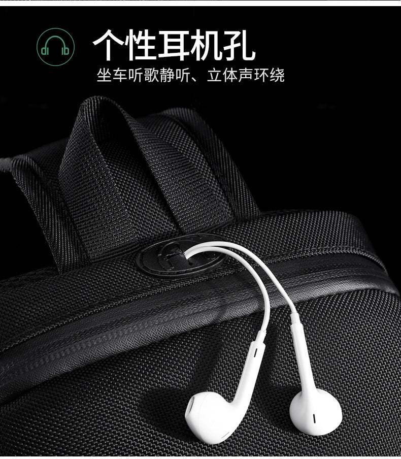 OZUKO Men's Functional Chest Bag Waterproof Crossbody Bag Multifunctional Shoulder Bag Outdoor Sports Large Capacity Trendy Bag