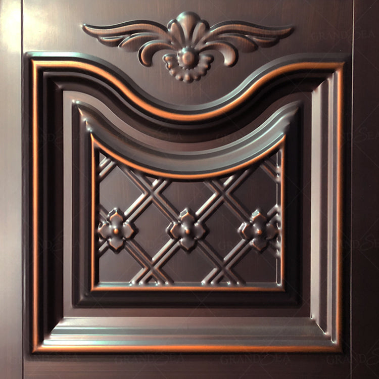 Customized Home Front Exterior Main Entry Steel Security Doors for House