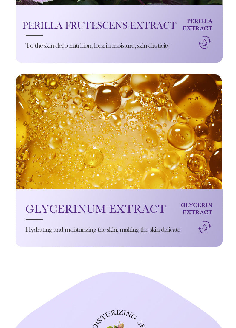 Polypeptide Perilla Skin Care Set  BIOAOUA Clean and Moisturizing Five-Piece Set  Wholesale