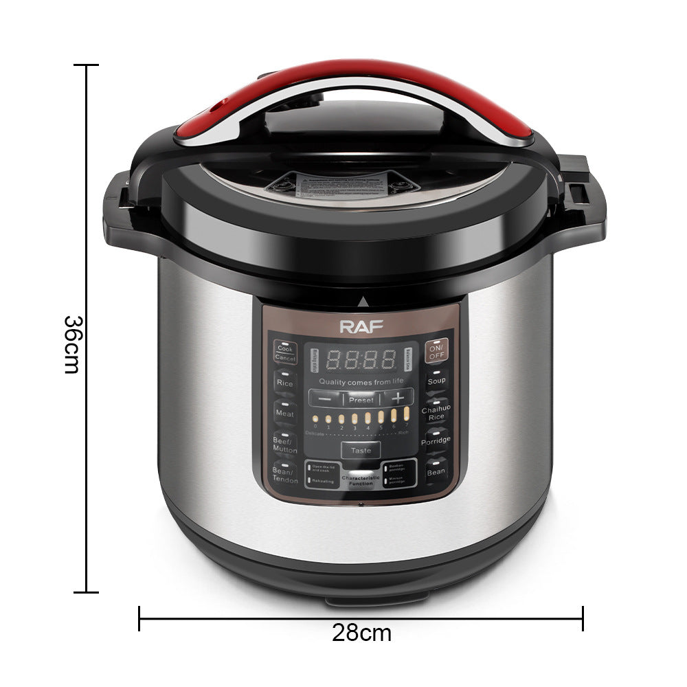 RAF European Standard Multifunctional Rice Cooker and Soup Pot with Lid Opening, Household Electric Pressure Cooker for Sauce Collection and Reservation, Rice Cooker and Pressure Cooker8