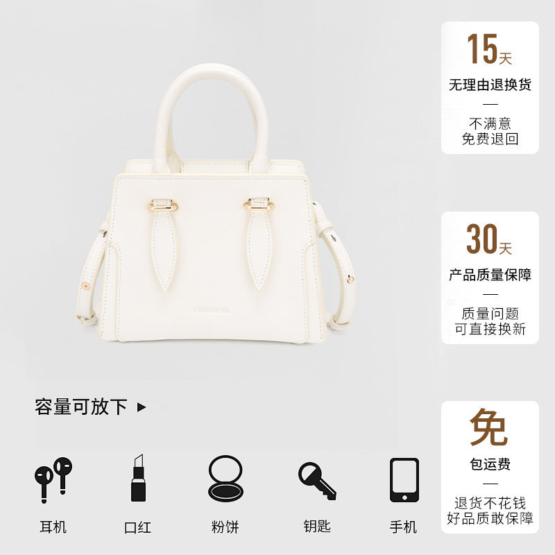 New Handbag for Women Fashionable Small Square Bag French Style Daily Light Luxury Niche Commuting Trendy Single Shoulder Crossbody Bag for Women