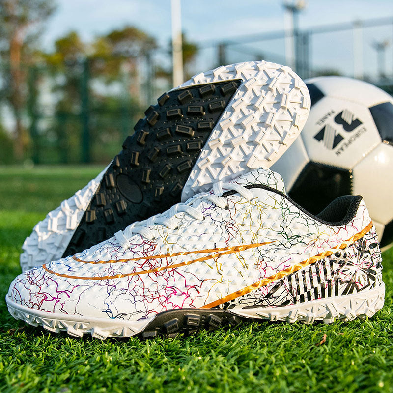 New professional football shoes for men and women AG Spike TF Broken Nail Youth Student Grassland Competition Training Shoes