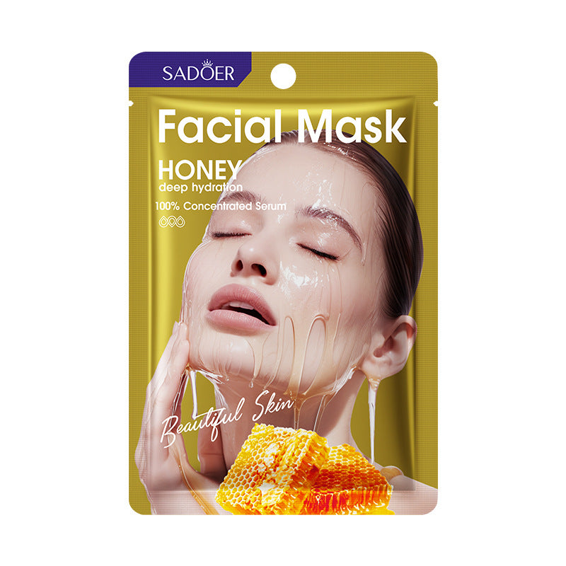 Honey Avocado Nourishing Mask SADOER Moisturizing and Hydrating Face Mask Cross-Border Wholesale